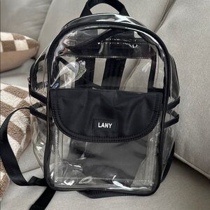 Black Clear Backpack